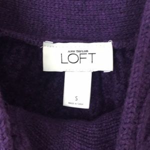 Pull Léger Violet LOFT Pour Femme - Taille S, Manches 3/4, En Acrylique/polyester/spandex - Occasion Très Bon état